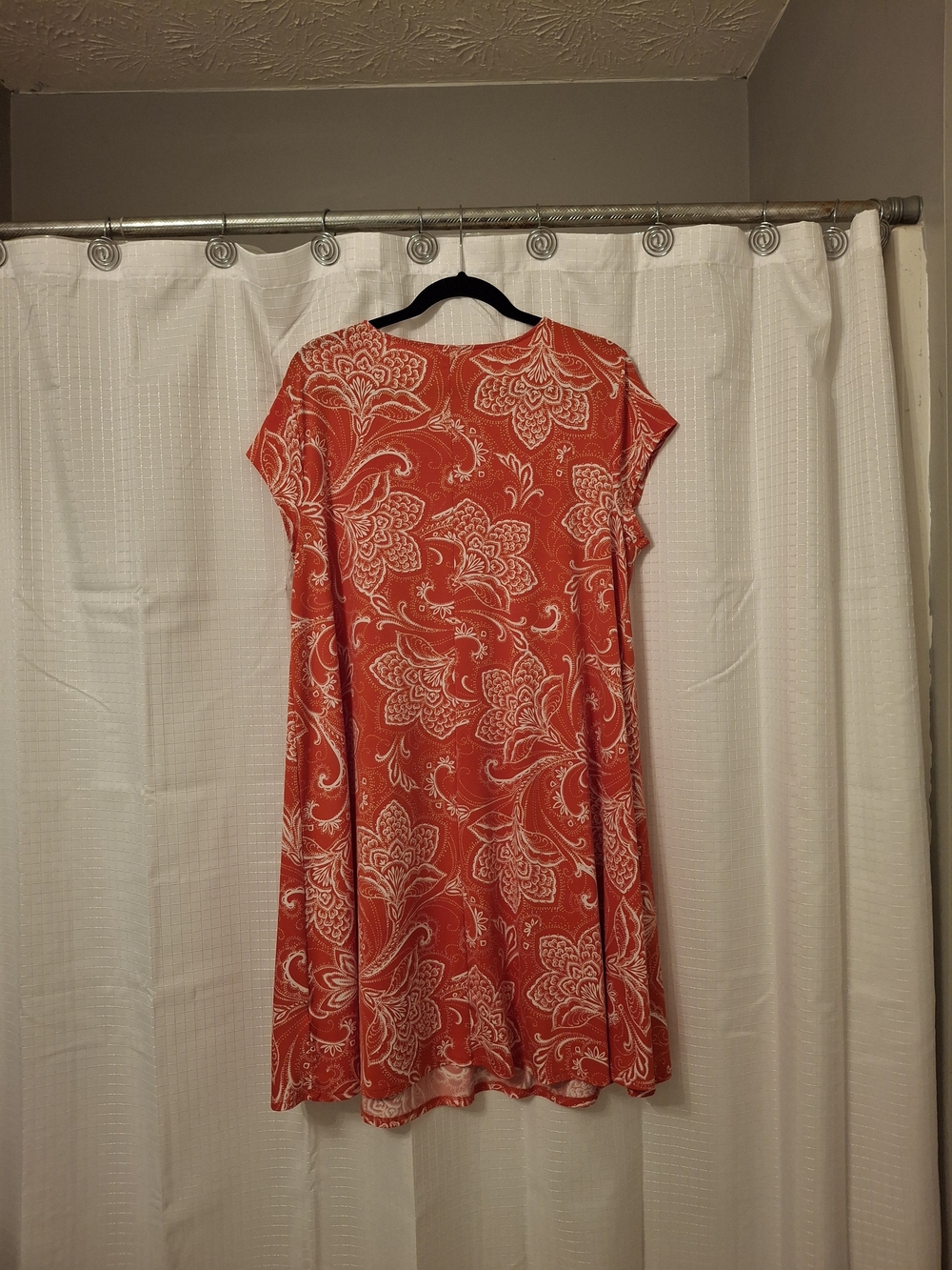 Ruby Rd. Red Paisley Mini Dress - Picture 3 of 3